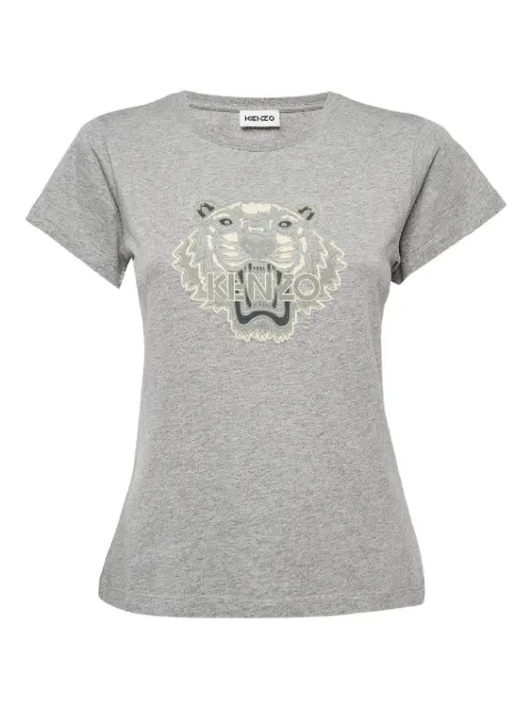 Kenzo Pre-Owned Tiger-embroidered T-shirt