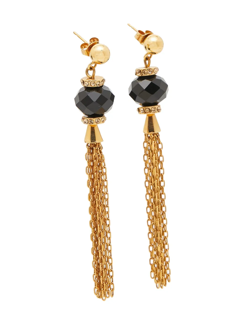 Carolina Herrera Vintage faceted-bead tassel earrings | Image 2