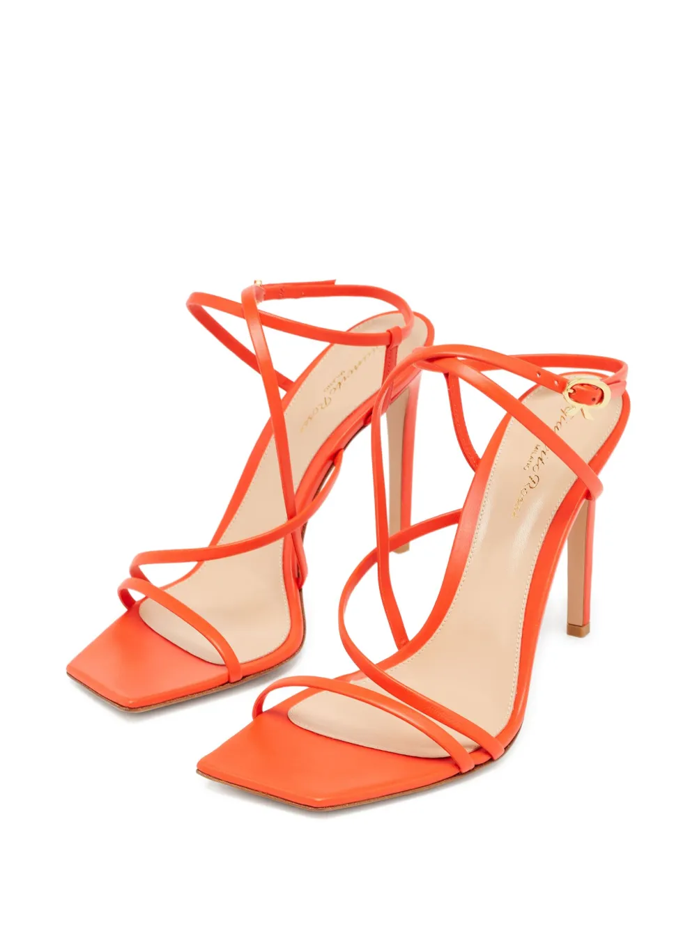 Gianvito Rossi Pre-owned 110 mm Manilla sandalen - Oranje