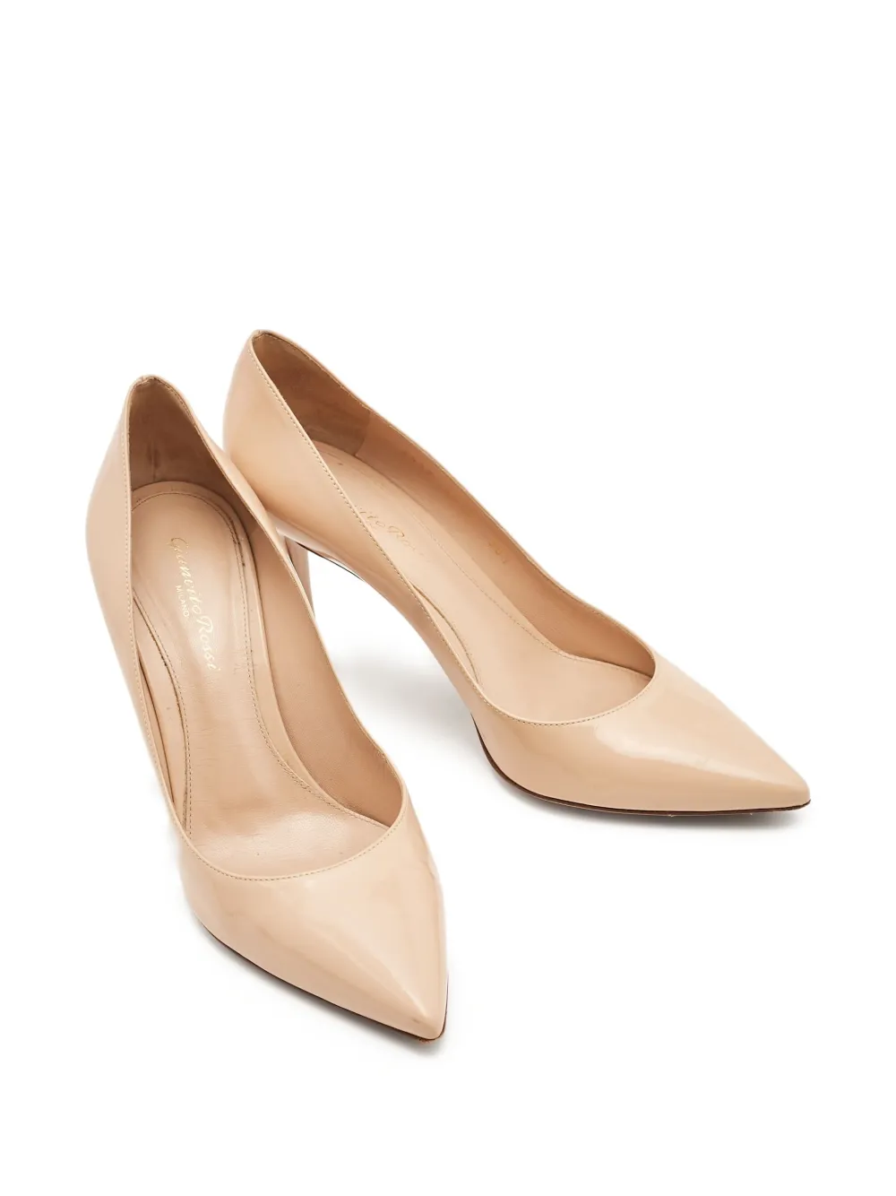 Gianvito Rossi pre-owned patent pointed-toe pumps | Image 2