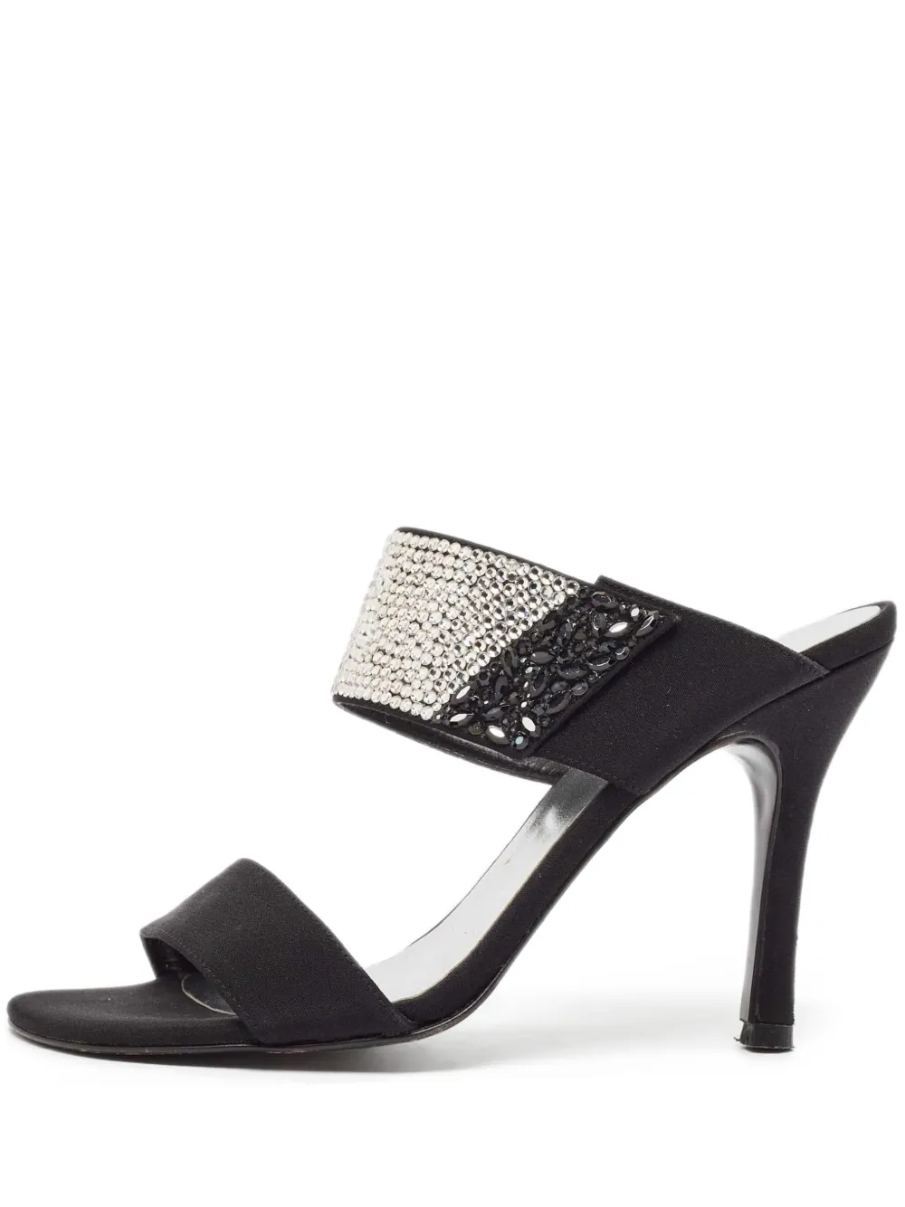 Pre-owned Stuart Weitzman  100mm Rhinestone-embellished Sandals