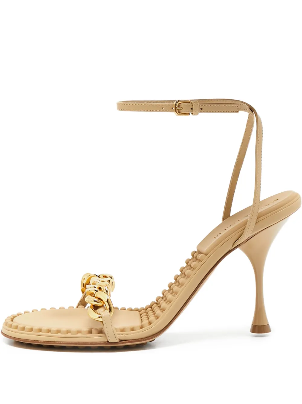 Bottega Veneta Pre-Owned 95mm Dot sandals | Neutrals | Image 1