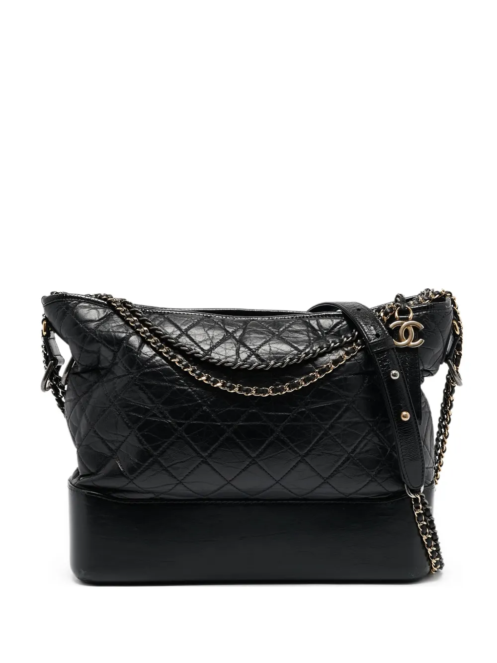 CHANEL Pre-Owned Gabrielle ショルダーバッグ - ブラック CHANEL Pre-Owned Gabrielle ショルダーバッグ - ブラック