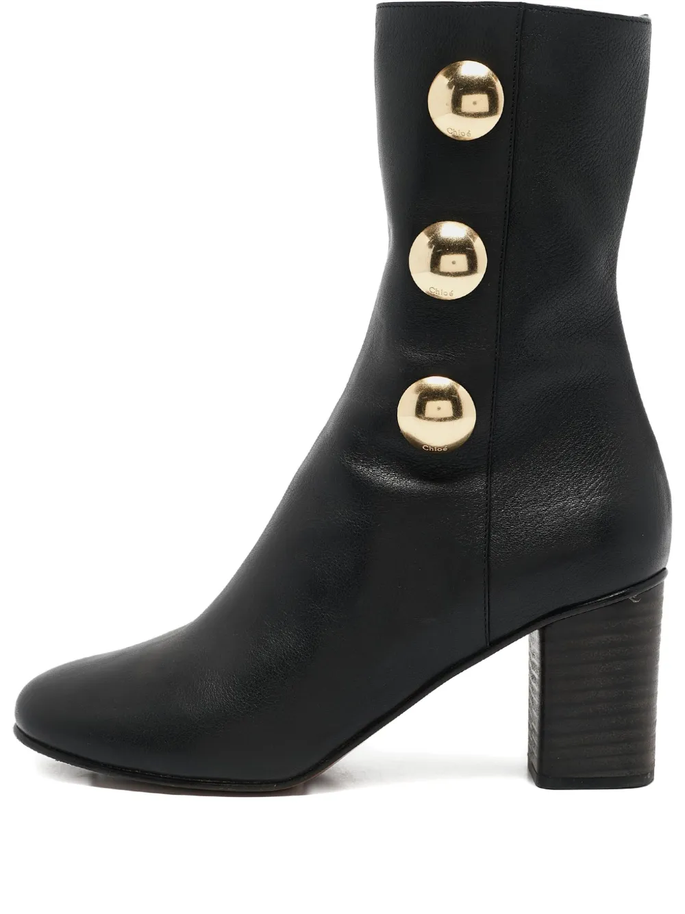 Chloé Pre-Owned 65mm Orlando leather ankle boots | Black | Image 1