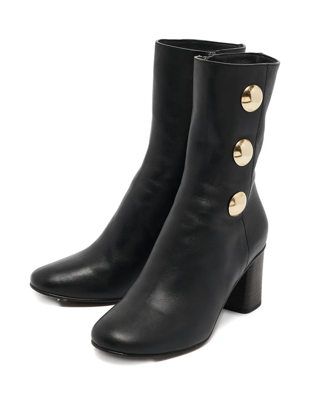Chloé Pre-Owned 65mm Orlando leather ankle boots | Image 2