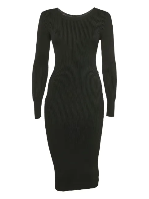 Michael Kors Vintage pre-owned ribbed long-sleeve midi dress