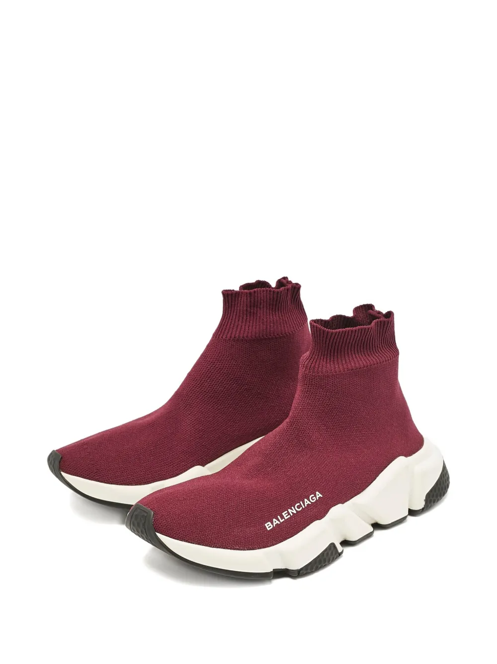 Balenciaga Pre-Owned Sneakers met logoprint - Rood