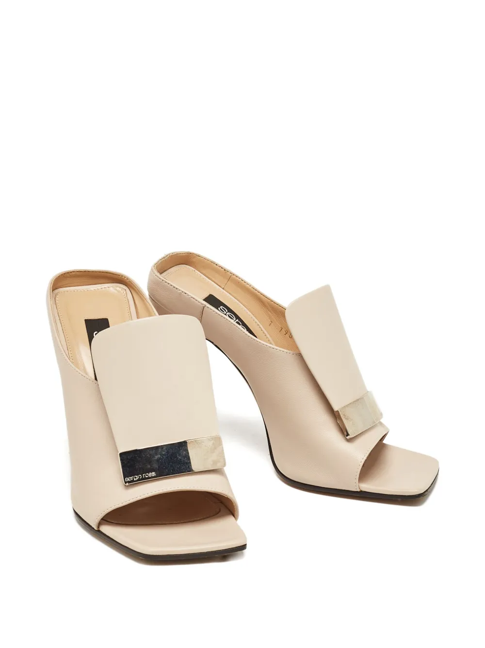 Sergio Rossi Vintage pre-owned 105mm leather sandals | Image 2