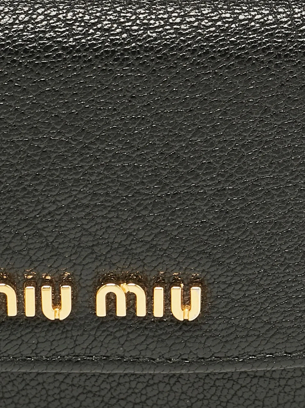 Pre-owned Miu Miu 2024 Logo-lettering Cardholder