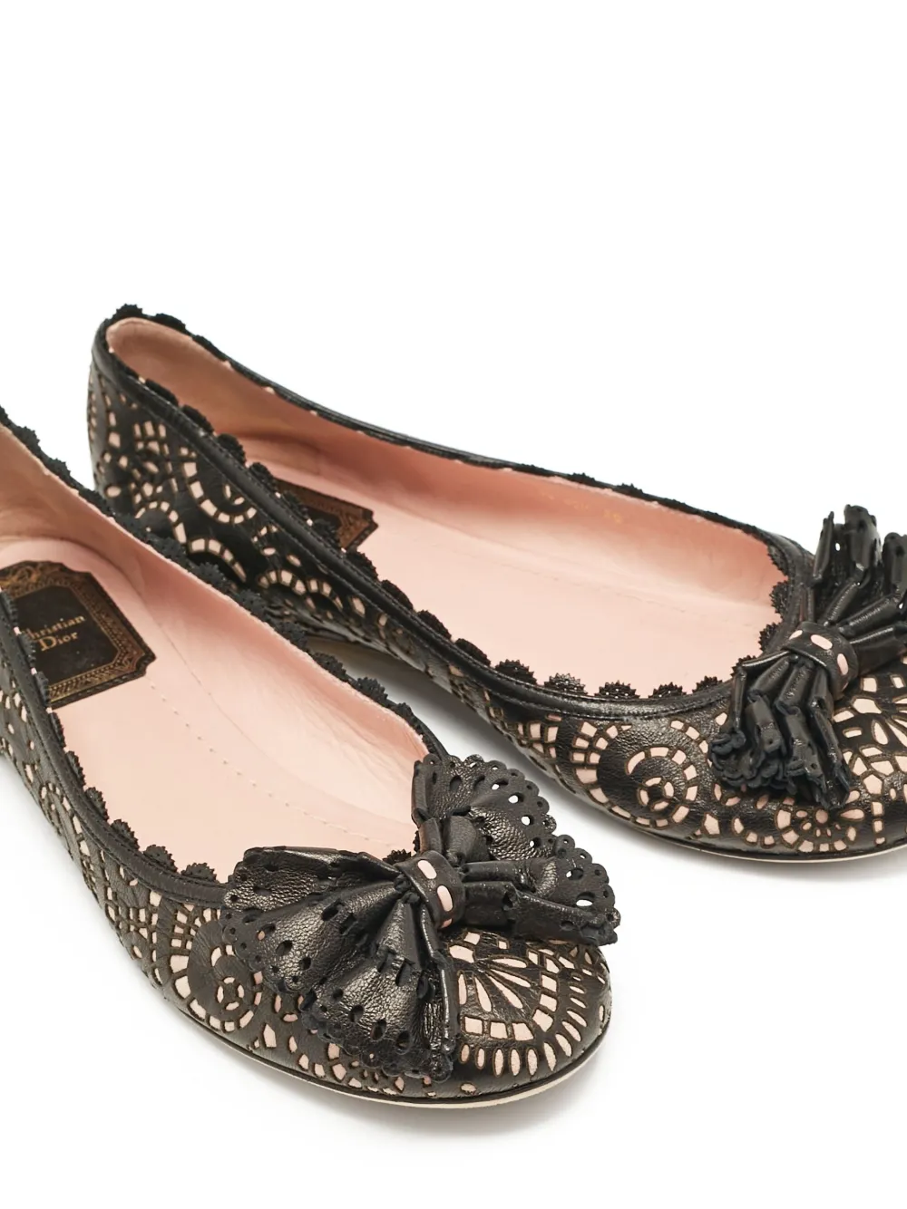 Christian Dior Pre-Owned Caprice ballerina's - Zwart