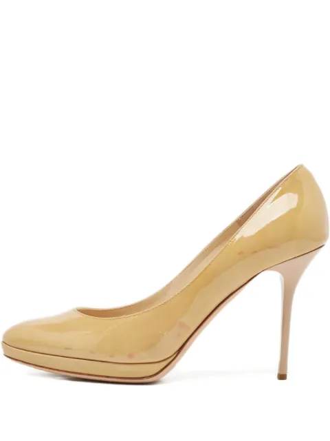 Jimmy Choo Pre-Owned 100mm patent-leather high-heel pumps