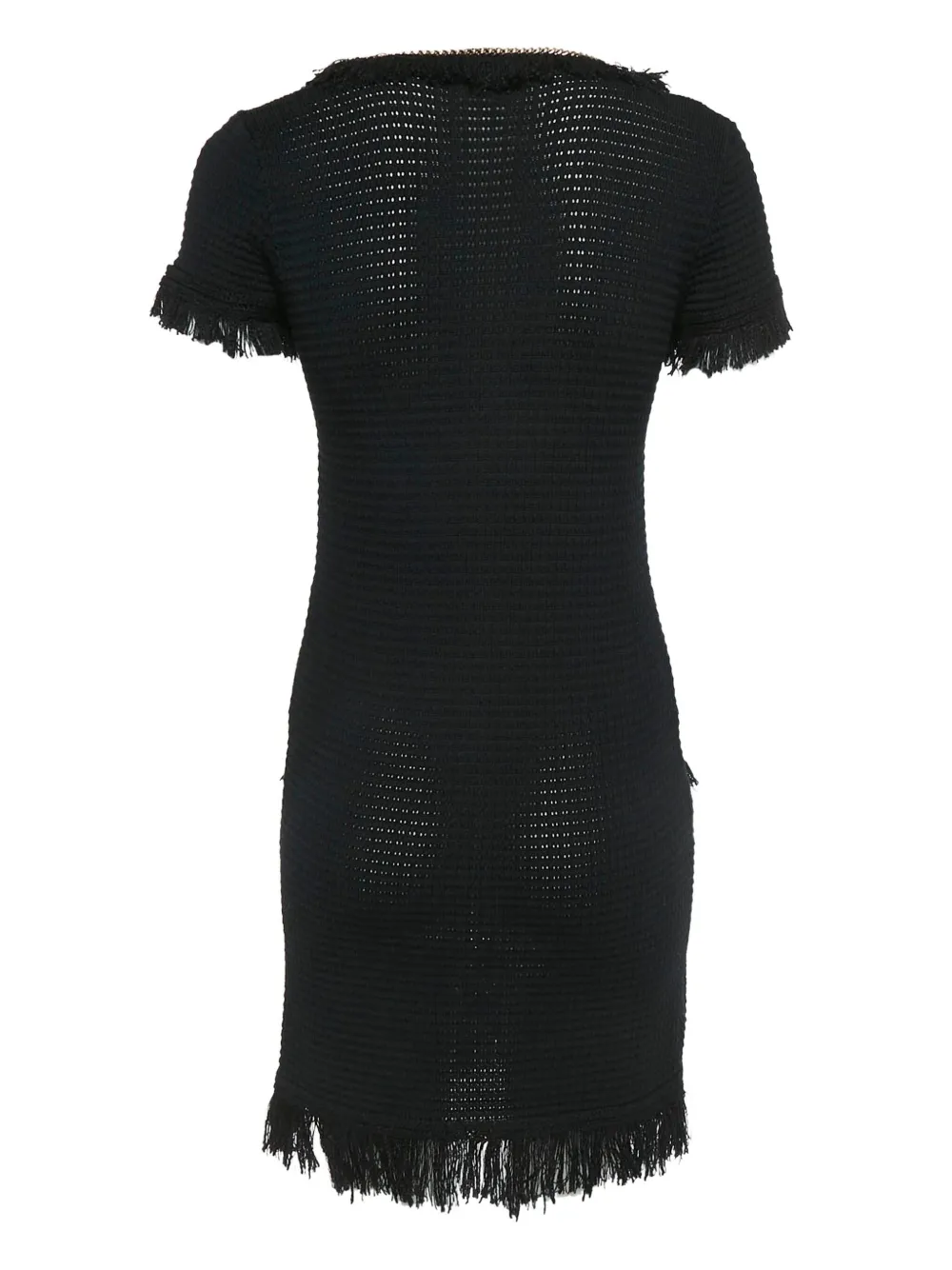 Elisabetta Franchi robe en maille à franges | Image 2