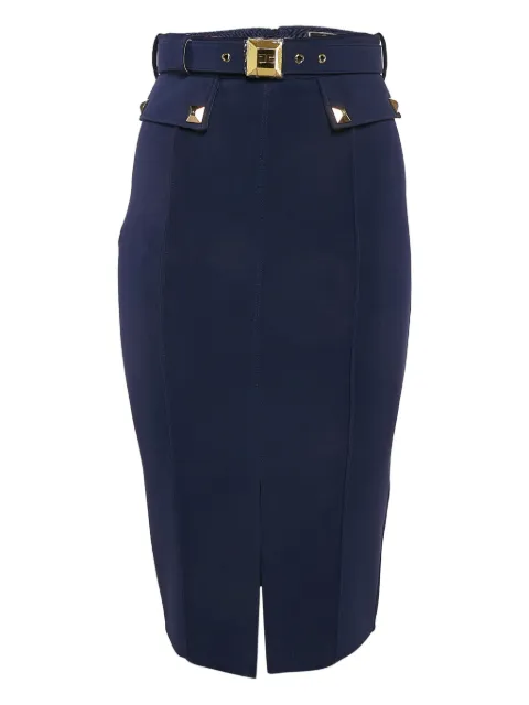 Elisabetta Franchi pre-owned belted pencil skirt