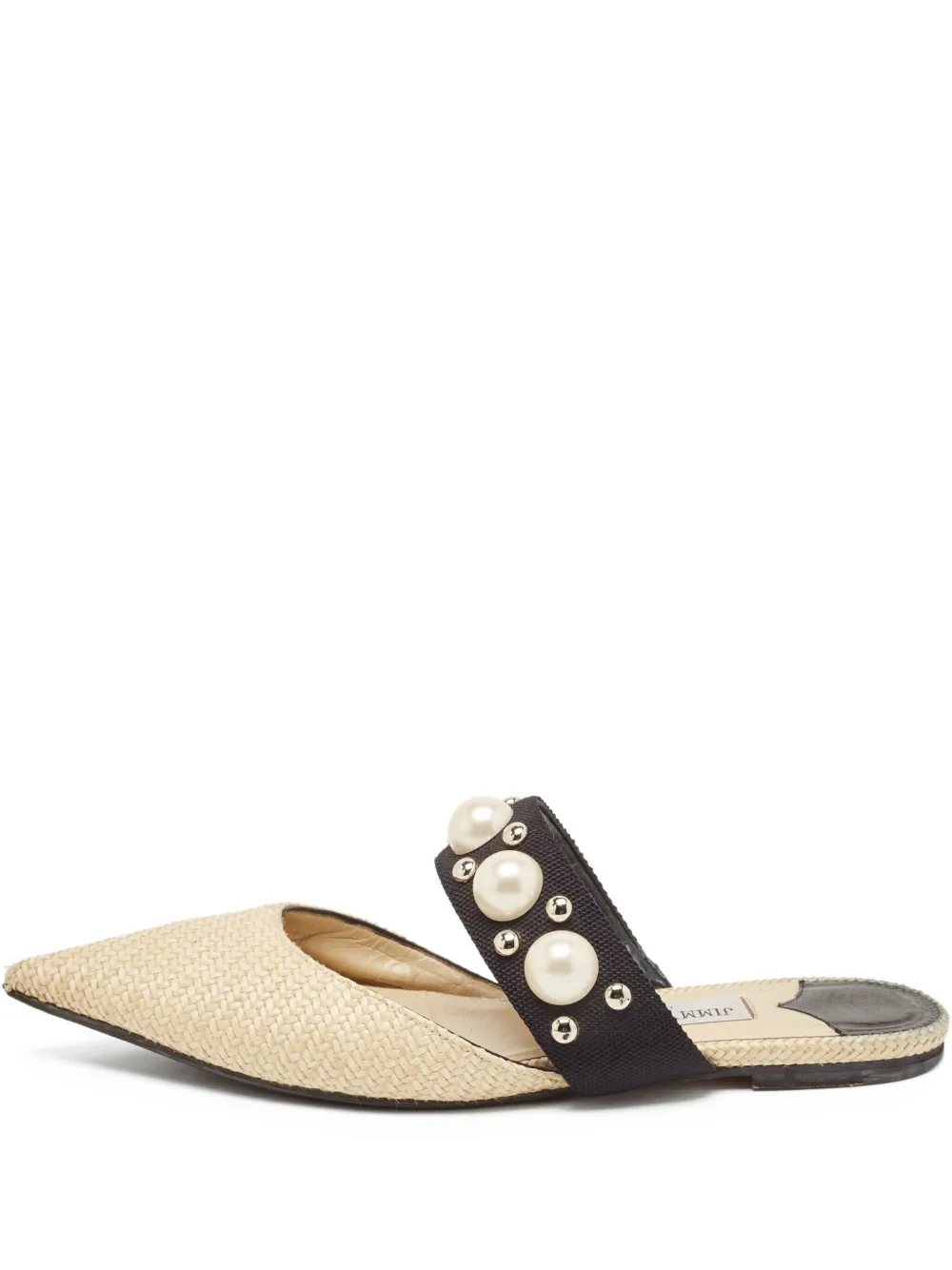 Jimmy Choo Pre-Owned Basette mules | Neutrals | Image 1