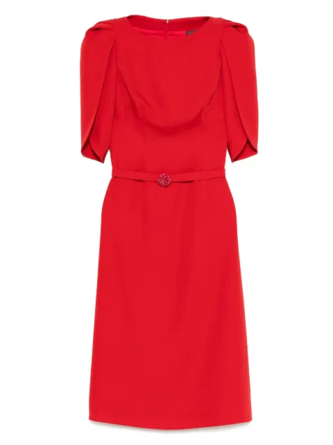 CRISTALLINI robe à col bateau
