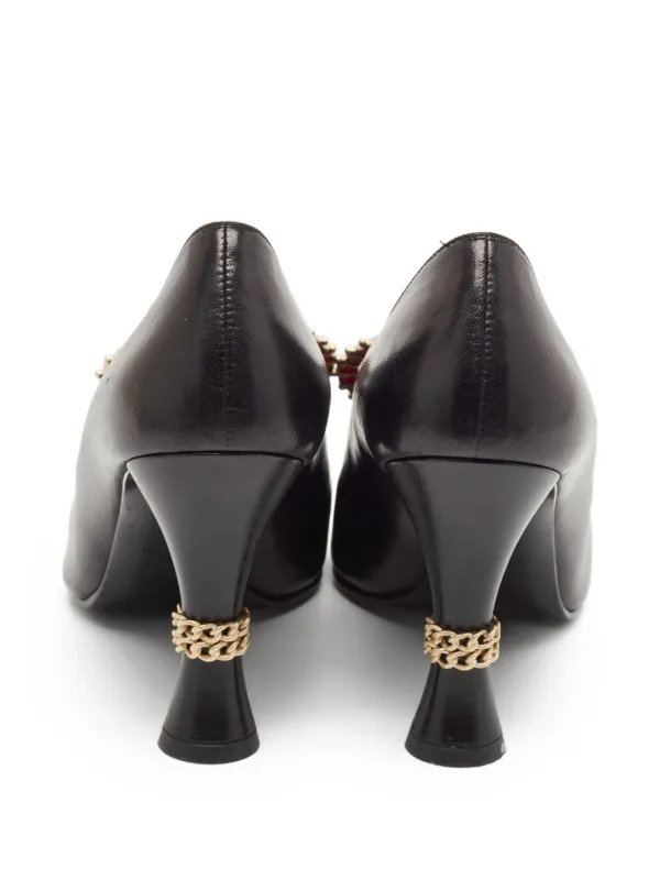 CHANEL Pre-Owned Paris-Dallas Gripoix Pumps Met Gesp Zwart