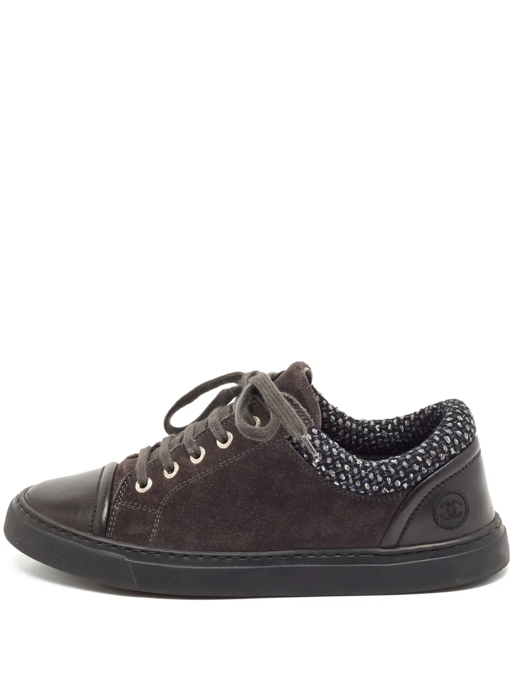 CHANEL Pre-Owned baskets en daim | gris | Image 1