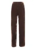 Bianco Levrin velvet trousers - Brown