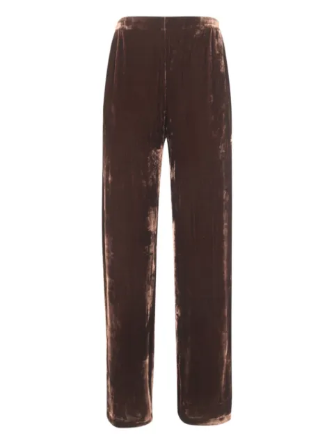 Bianco Levrin velvet trousers