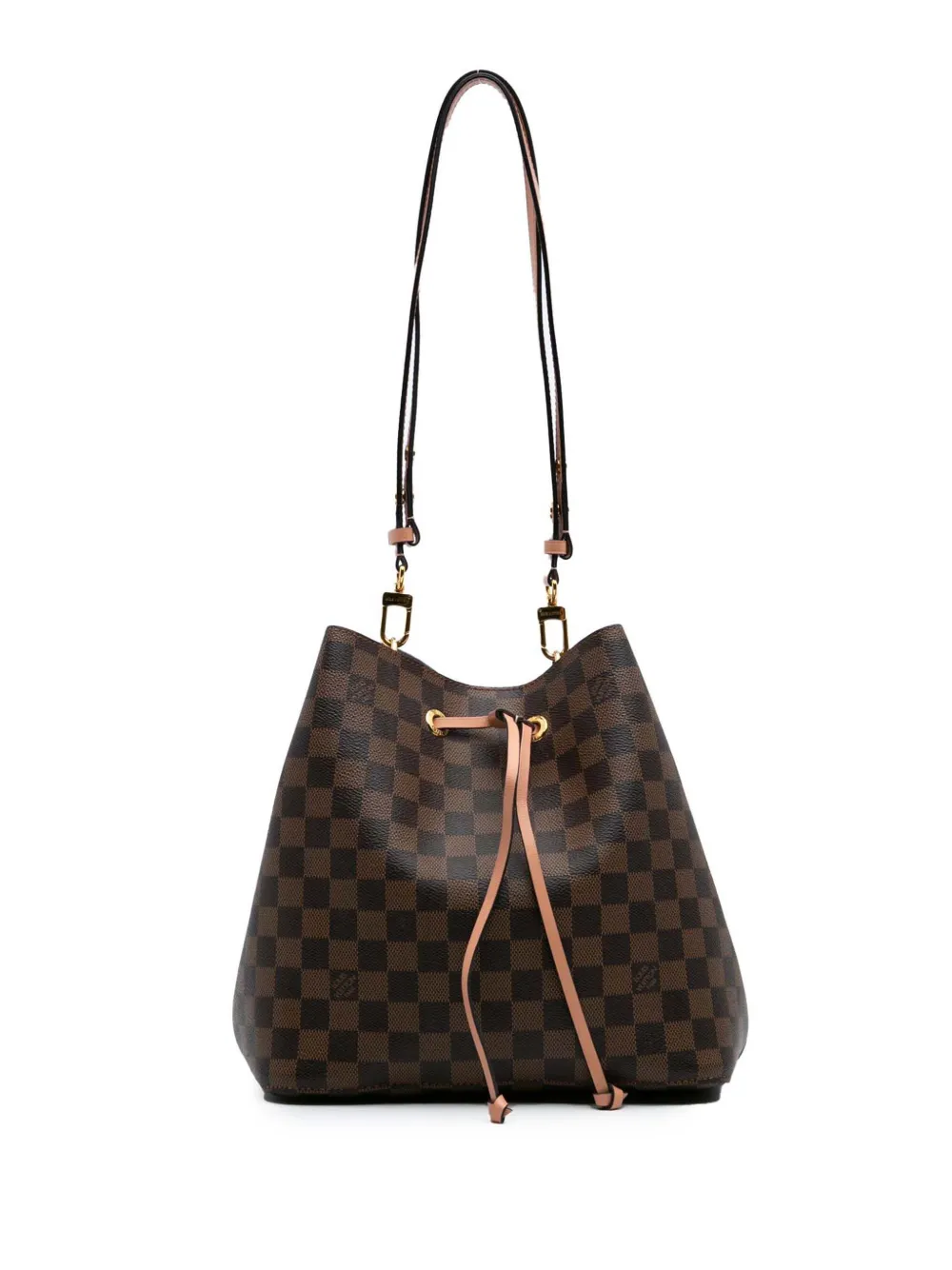 Louis Vuitton Pre-Owned 2019 Damier Ebene NeoNoe MM bucket bag - ブラウン Louis Vuitton Pre-Owned 2019 Damier Ebene NeoNoe MM bucket bag - ブラウン