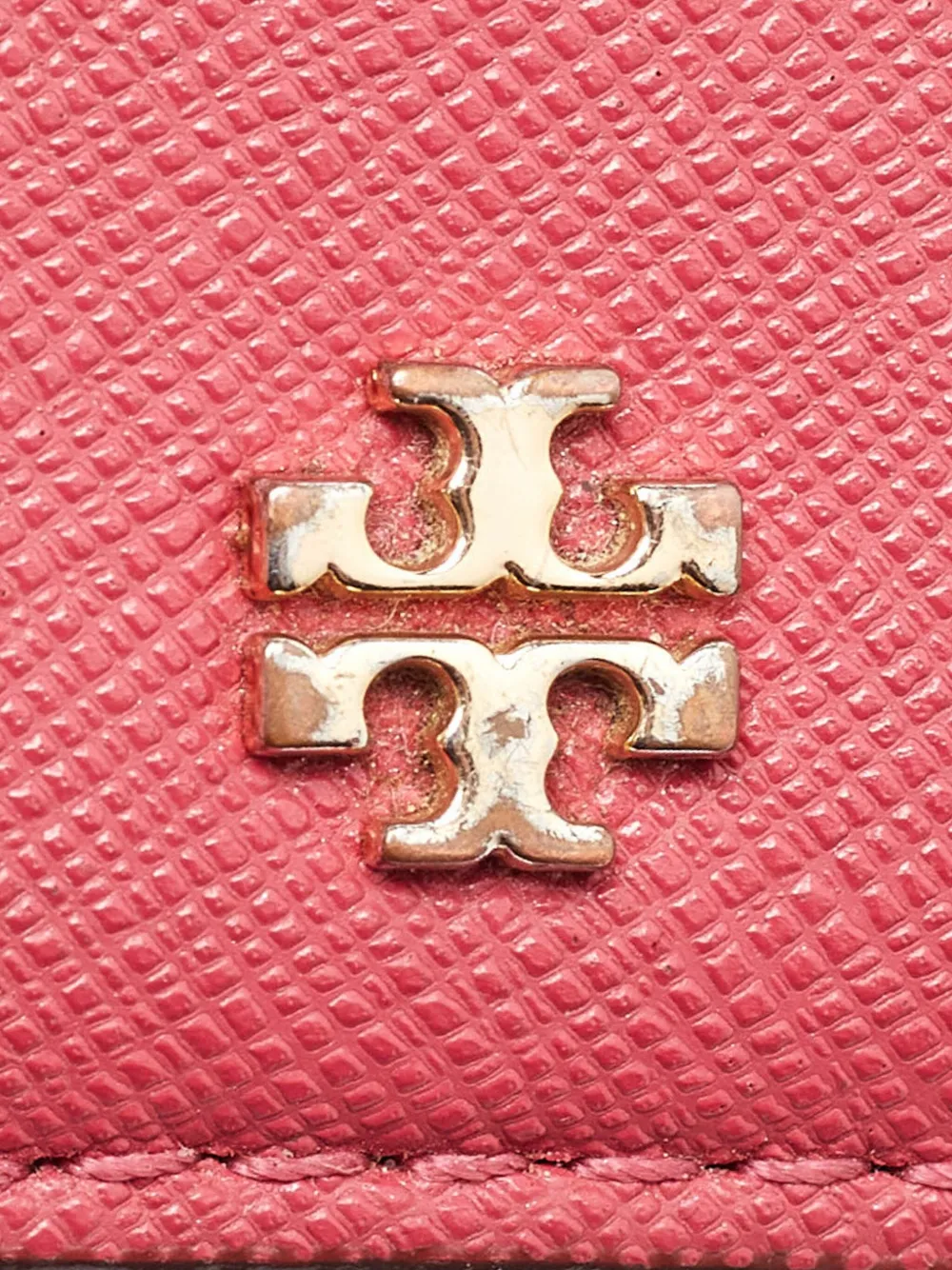 Pre-owned Tory Burch Textured Leather Cardholder