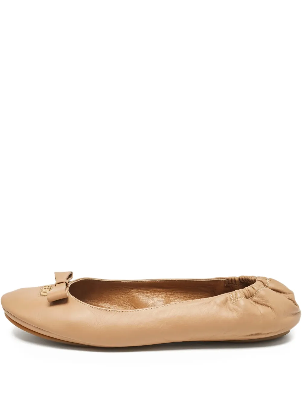 leather ballet flats