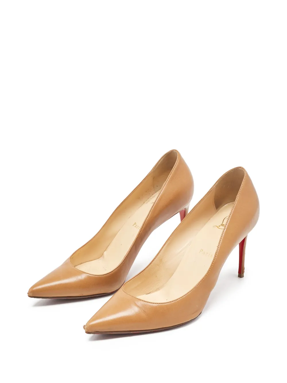Christian Louboutin Pre-Owned 95 mm Kate pumps - Beige