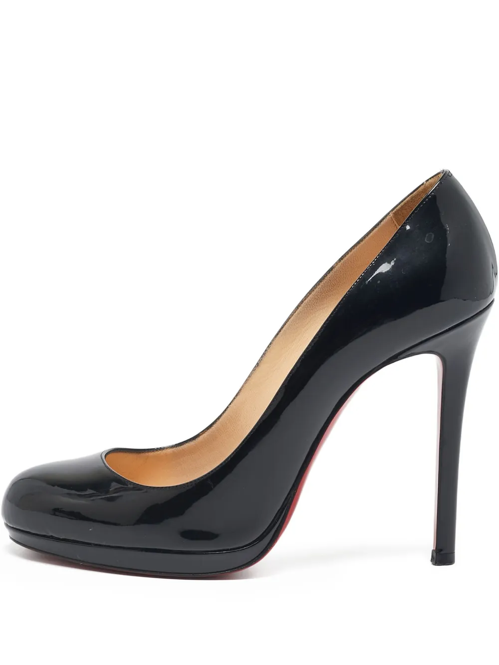 Christian Louboutin Pre-Owned 115mm エナメルレザーパンプス - ブラック Christian Louboutin Pre-Owned 115mm エナメルレザーパンプス - ブラック