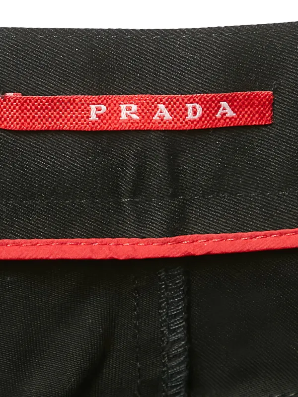 パンツ PRADA press flare trousers 42 Prada Black Flared Trousers