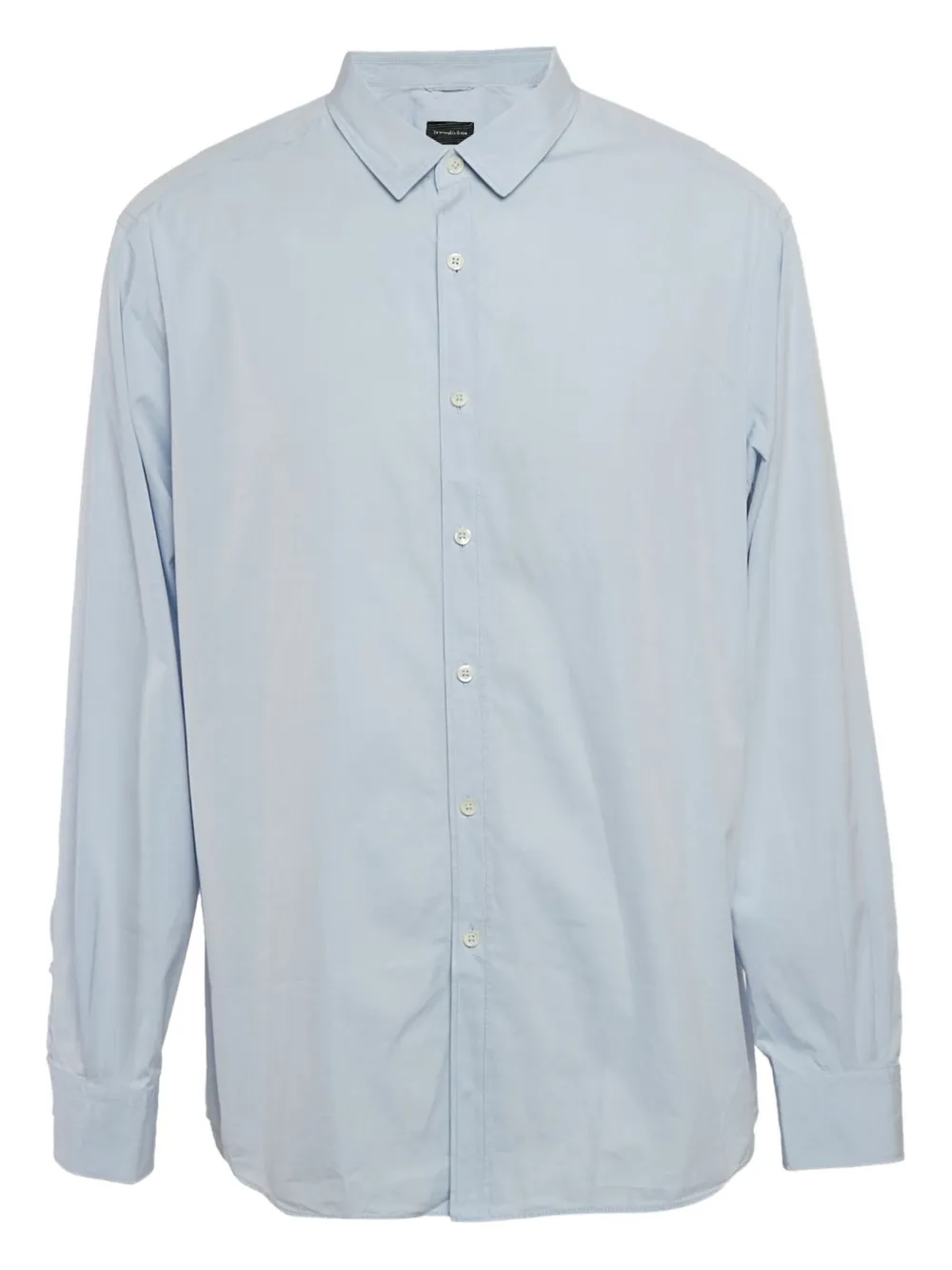 Ermenegildo Zegna Vintage cotton long-sleeve shirt | Blue | Image 1