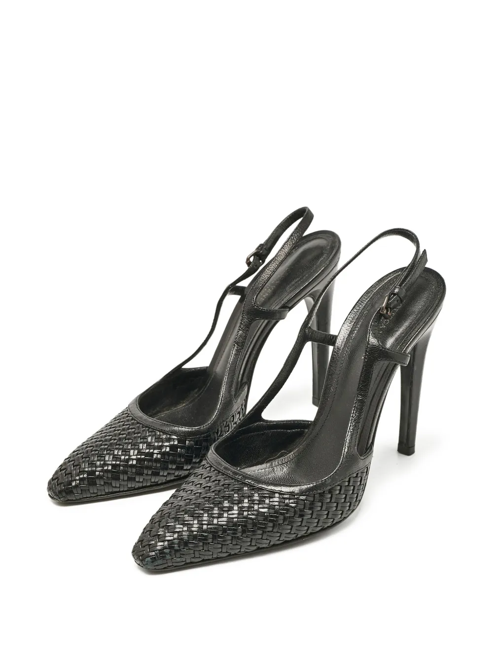 Bottega Veneta Pre-Owned woven pointed-toe slingbacks | Image 2