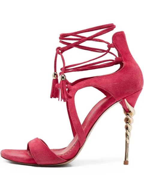 Le Silla laced ankle-strap sandals
