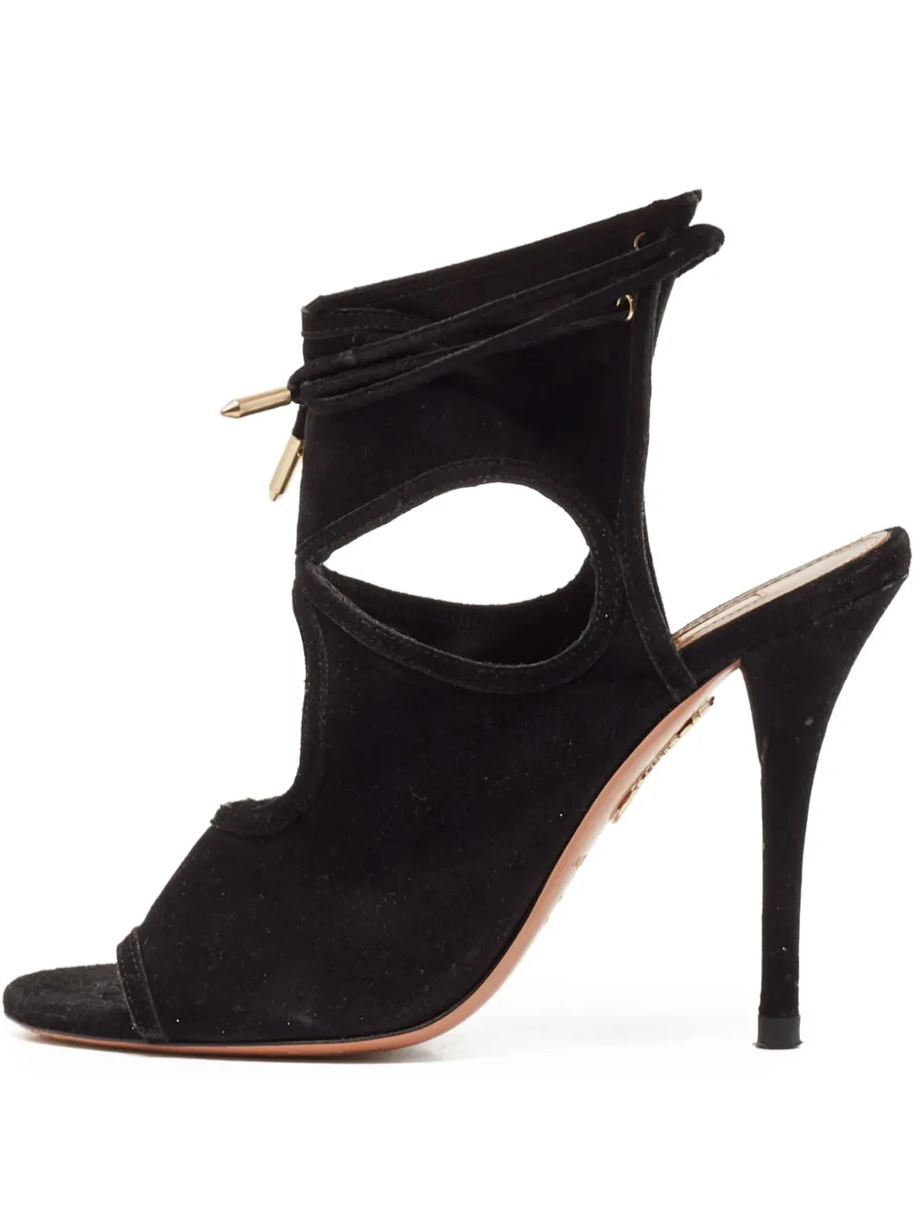 Aquazzura cut-out open-toe heels | Black | Image 1