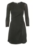 Just Cavalli Vintage sparkle-embellished fitted dress - Black