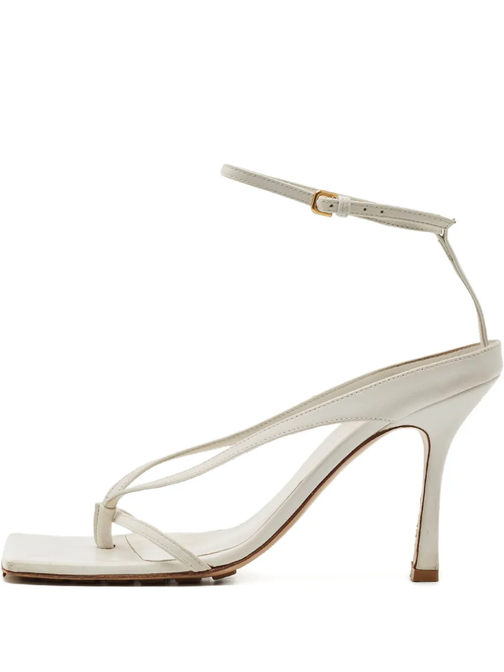 Bottega Veneta Pre-Owned square-toe sandals | White | Image 1