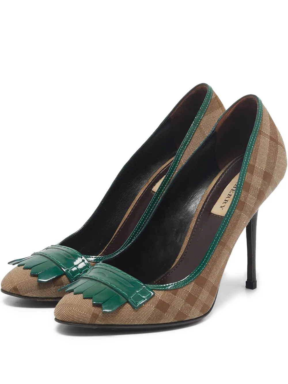 fringed-detail heeled pumps