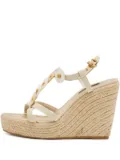 Louis Vuitton Pre-Owned 105mm Medallion espadrilles - Neutrals