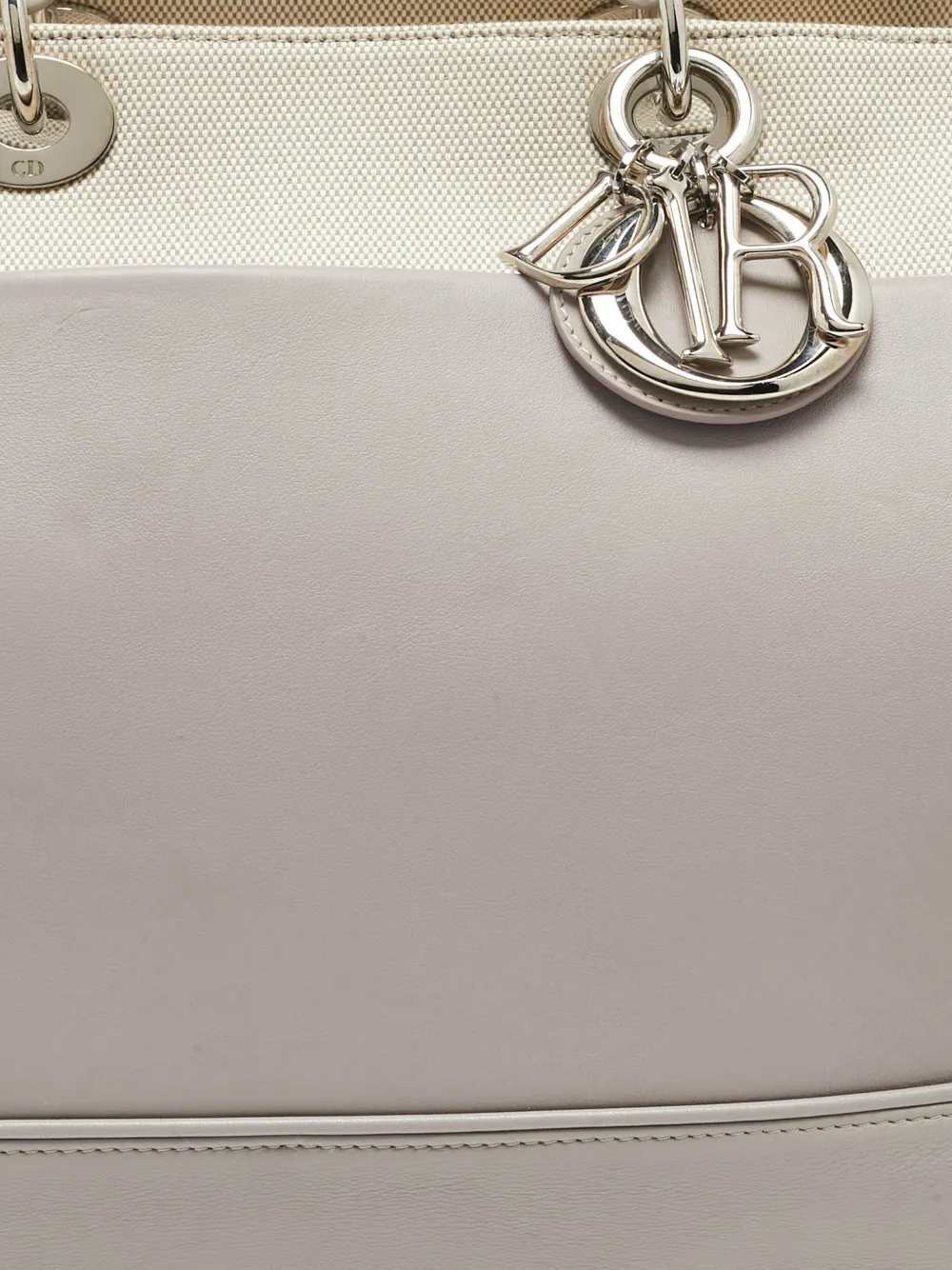 Pre-owned Dior Nappy Tote Bag In Gray