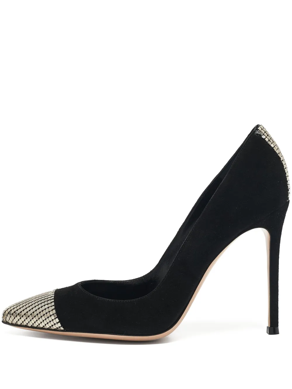 Gianvito Rossi crystal-embellished pointed-toe pumps | Black | Image 1