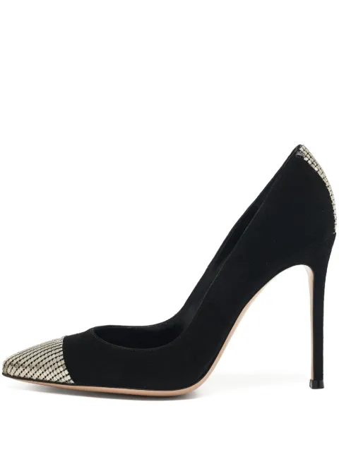 Gianvito Rossi crystal-embellished pointed-toe pumps