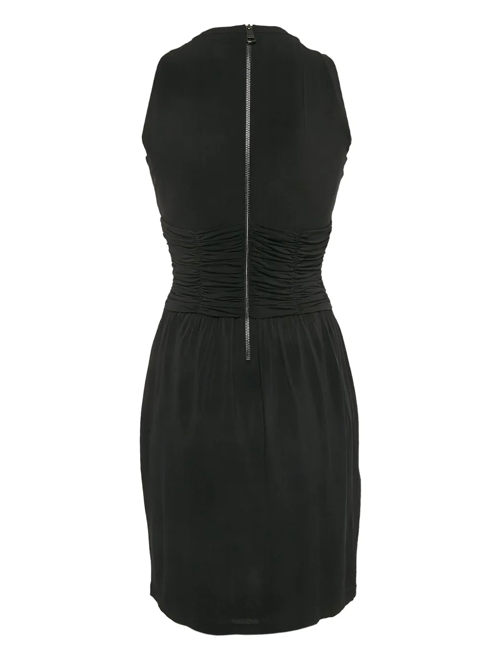 Burberry Pre-Owned Jurk met ruches - Zwart