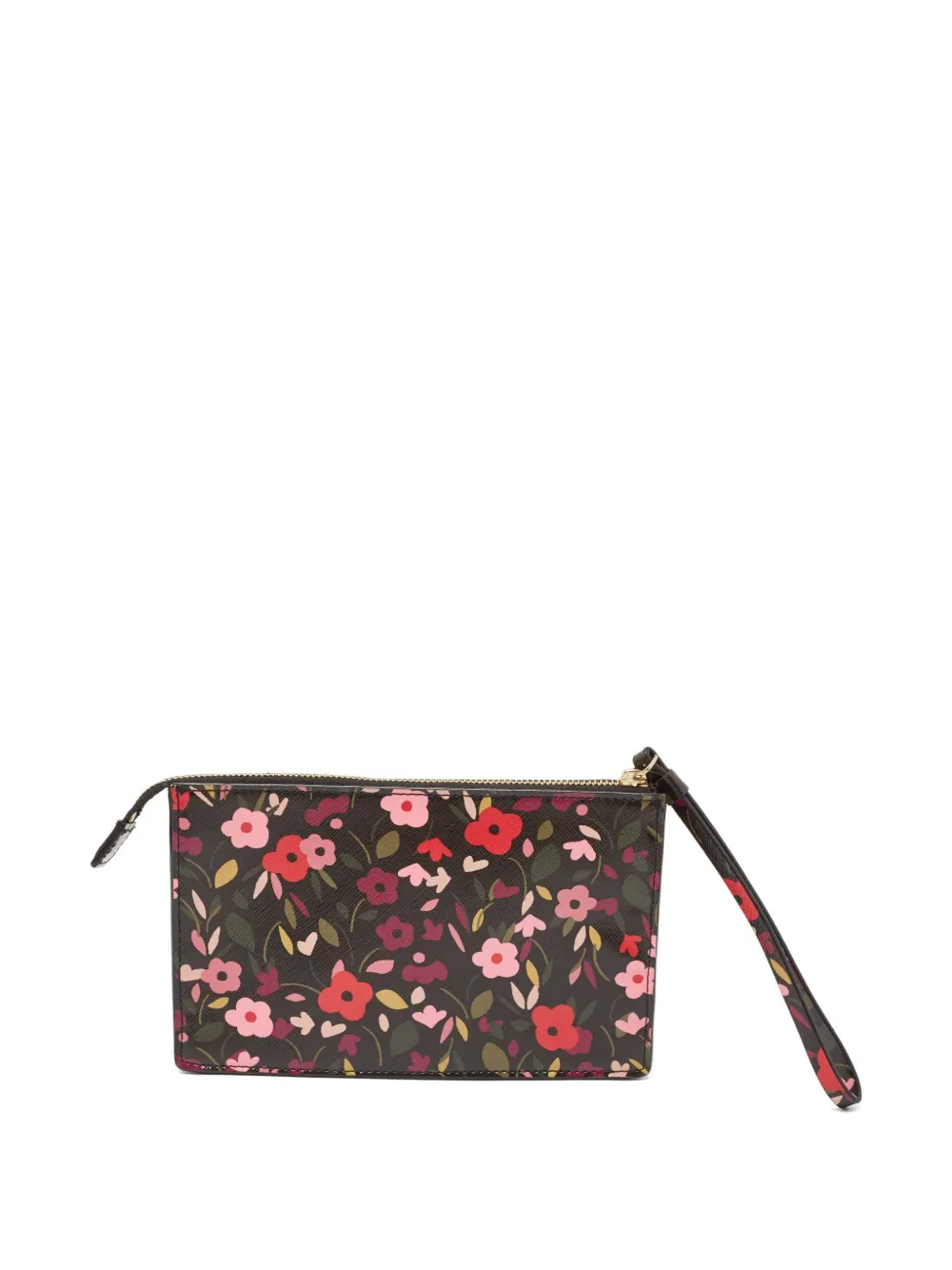 Kate Spade 2024 floral-patterned clutch bag - Marrone