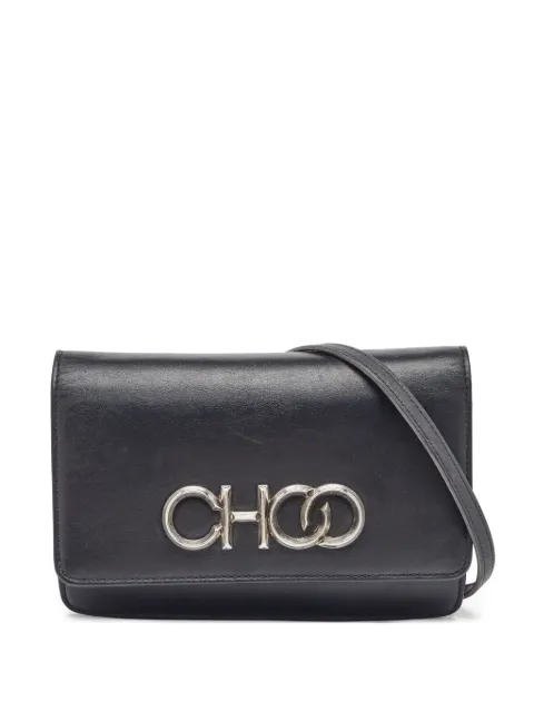 Jimmy Choo Pre-Owned logo-plaque shoulder bag
