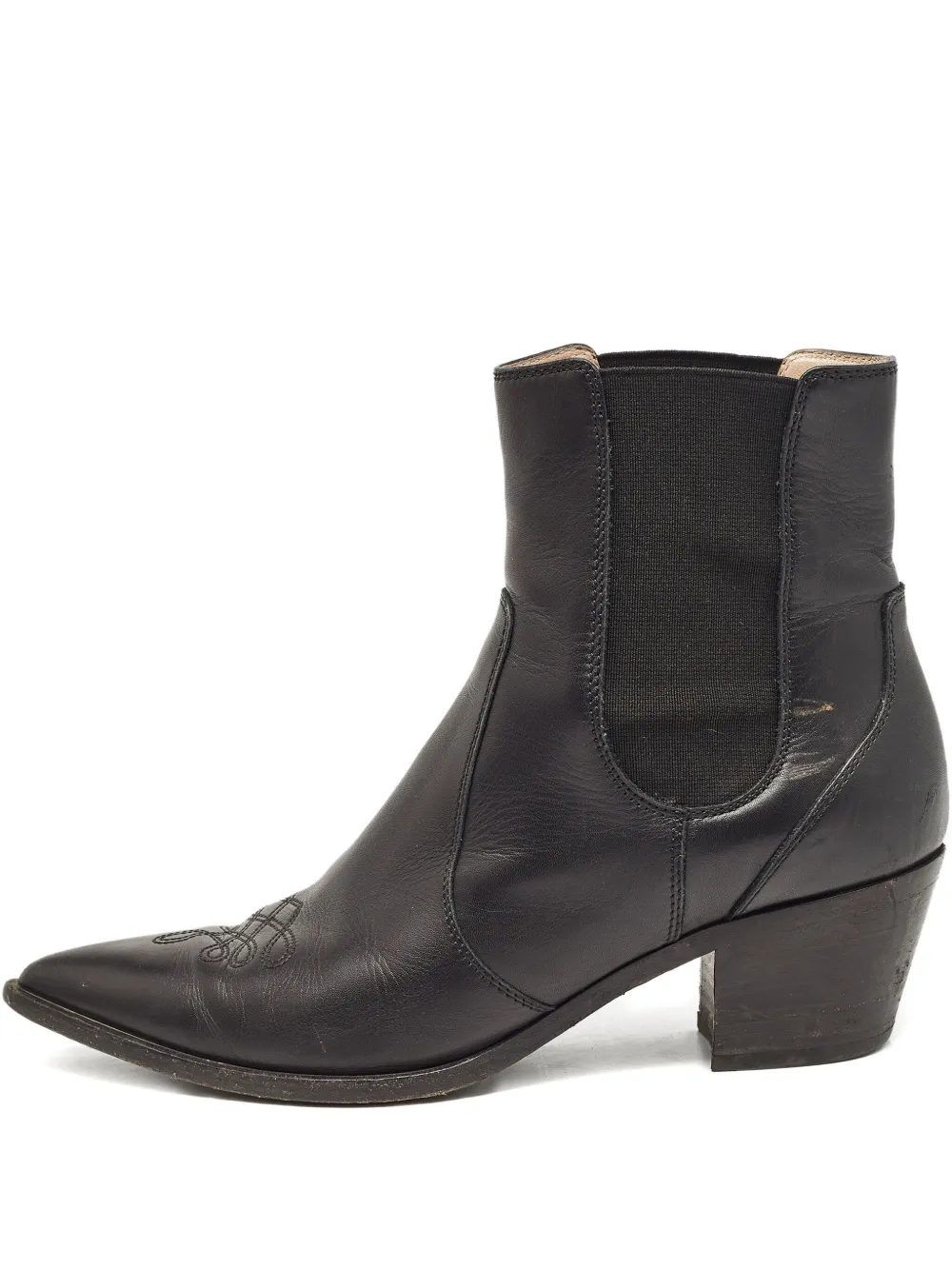 Gianvito Rossi Pre-owned 95mm leather boots | Black | Image 1