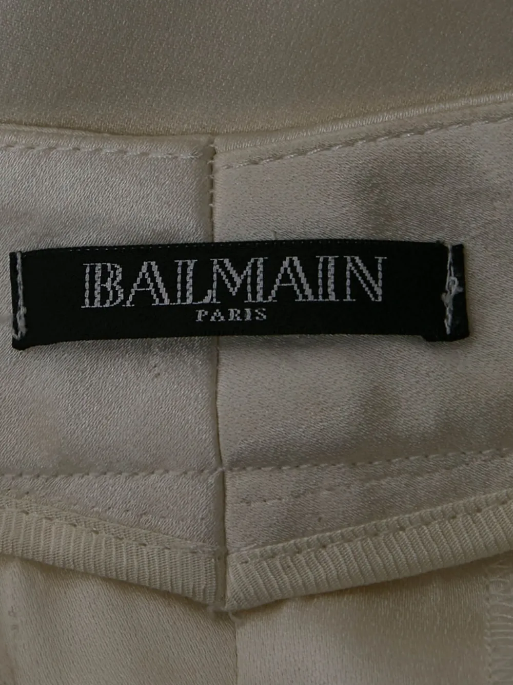 Pre-owned Balmain Satin Trousers