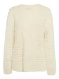 SANDRO merino wool sweater - Neutrals