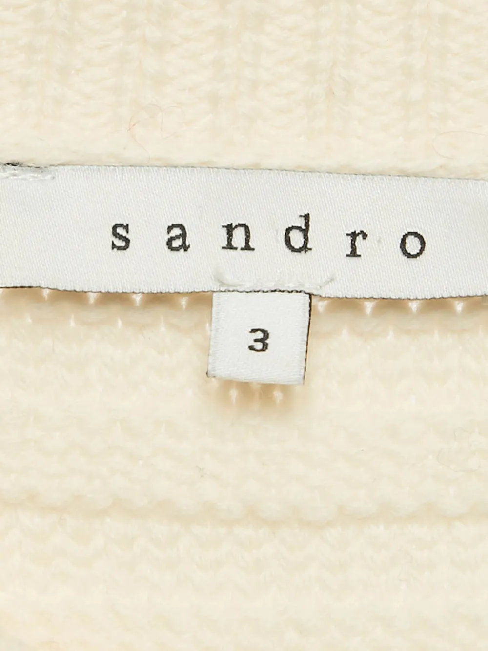 Pre-owned Sandro Merino Wool Sweater