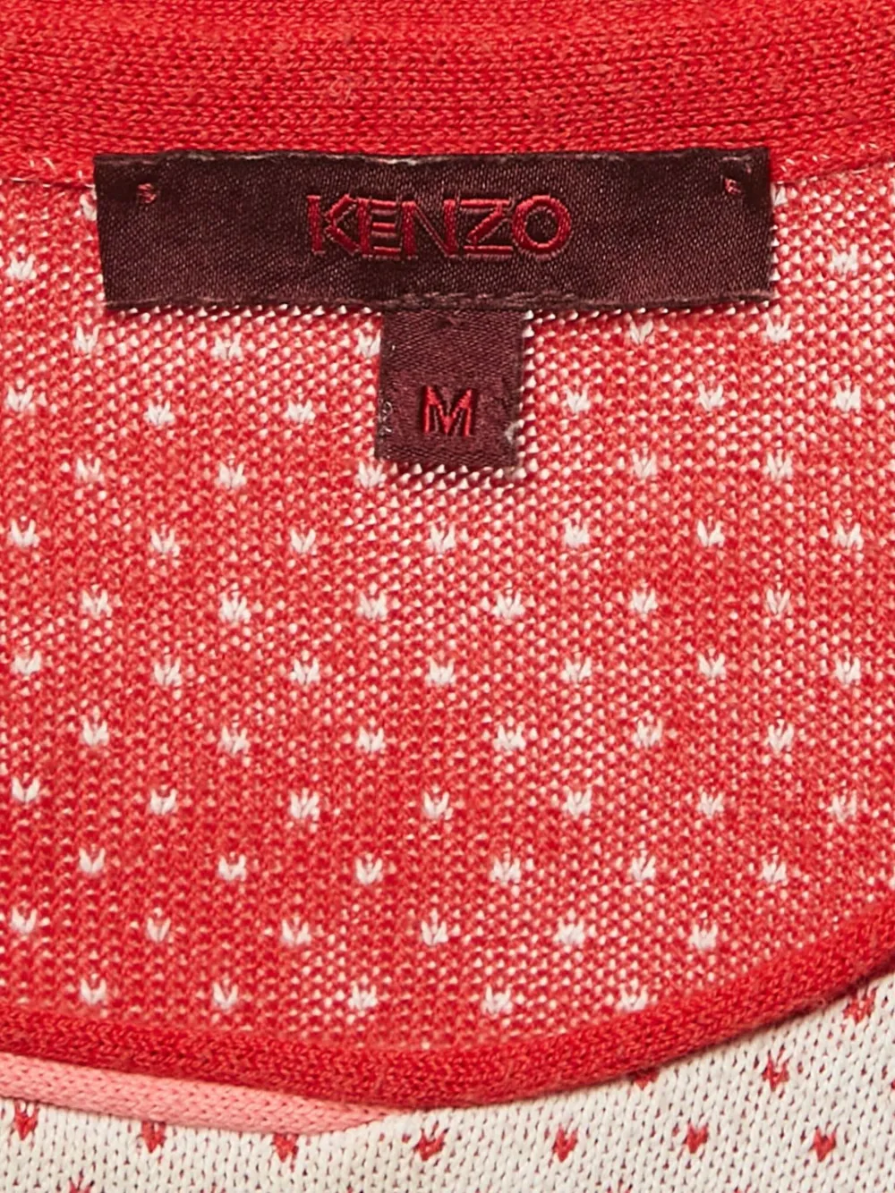 Pre-owned Kenzo Intarsia-bird Knit Top