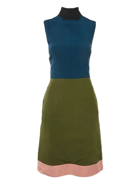 Fendi Pre-Owned colour-block sleeveless dress