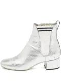 Fendi Pre-Owned 2024 50mm metallic boots - Silver